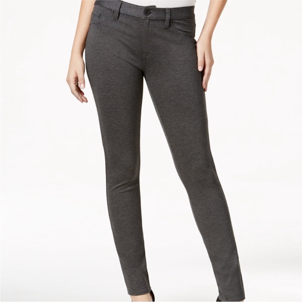 Calvin Klein Jeans Womens Size 4 Gray Ponte Skinny Pants